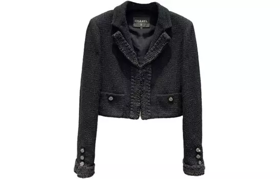 Куртка короткая женская Chanel, черный