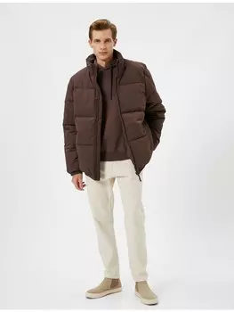 Куртка KOTON Anorak, коричневый