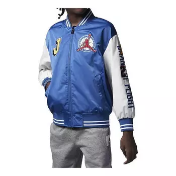 Куртка кожаная куртка Air Jordan, синий