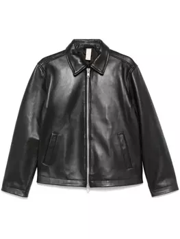 Куртка кожаная подсолнух Sunflower, черный