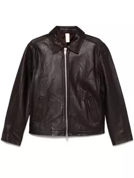 Куртка кожаная подсолнух Sunflower, коричневый