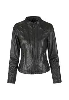 Куртка кожаная Селатина 7Eleven, черный