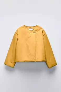 Куртка-кроссовер ZARA, цвет mustard