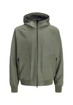 Куртка куртка-бомбер Axon Jack & Jones, зеленый