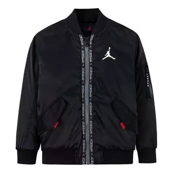 Куртка куртка-бомбер с полиэстеровой подкладкой Air Jordan, черный