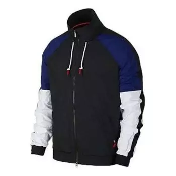 Куртка kyrie jacket 'black blue' Nike, черный