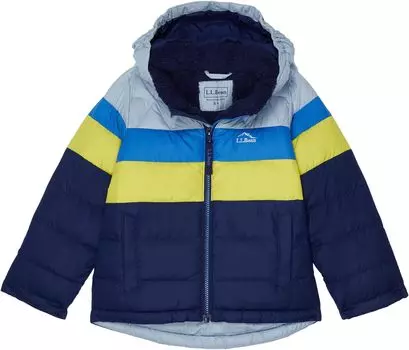 Куртка L.L.Bean Bean's Down Jackets Color-Block, цвет Yellow Citron