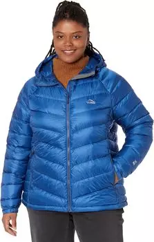 Куртка L.L.Bean Plus Size Ultralight 850 Down Hooded Jacket, цвет Ocean Blue
