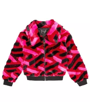 Куртка La Greca из искусственного меха Versace, разноцветный