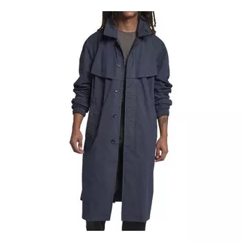 Куртка lab made in italy long jacket 'thunder blue black' Nike, синий
