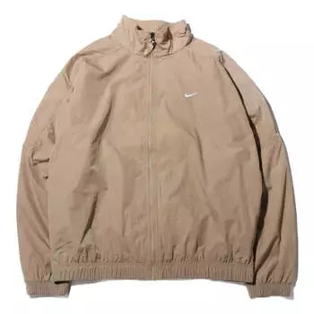 Куртка lab track jacket 'khaki white' Nike, хаки