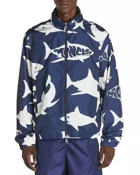 Куртка Lachat на молнии Moncler, синий