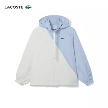 Куртка Lacoste с капюшоном, синий/белый