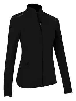 Куртка LAMUNT с высоким воротом и застежкой-молнией спереди, черный