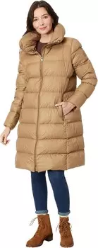 Куртка LAUREN Ralph Lauren 3/4 Down Roll Out Hoodie, цвет Classic Camel