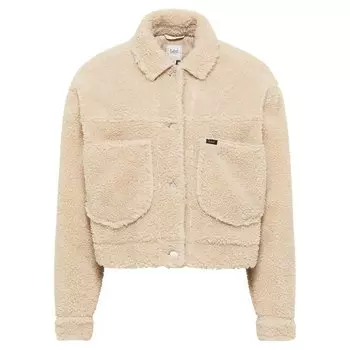 Куртка Lee Cropped Sherpa, бежевый