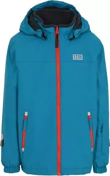 Куртка LEGO Jacket with Adjustable Hem and Detachable Hood, цвет Dark Turquoise