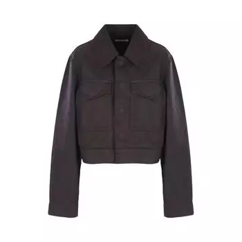 Куртка Lemaire Two Pocket Cropped Jacket 'Dark Chocolate', коричневый