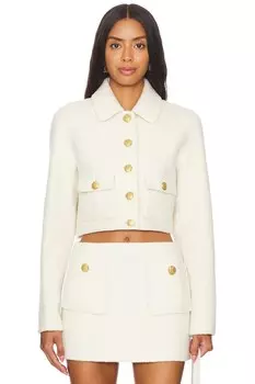 Куртка летти Loveshackfancy, цвет oatmeal