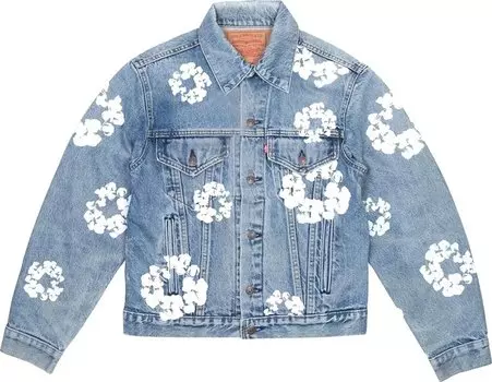 Куртка Levi's x Denim Tears Trucker Jacket 'Blue', синий