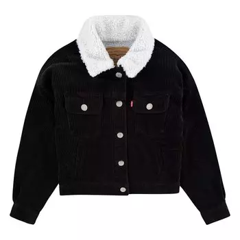 Куртка Levi's Baby Baggy Corduroy Kids Denim, черный