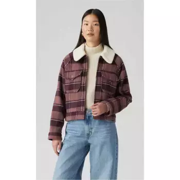 Куртка Levi's Flannel Shrunken 90S, коричневый