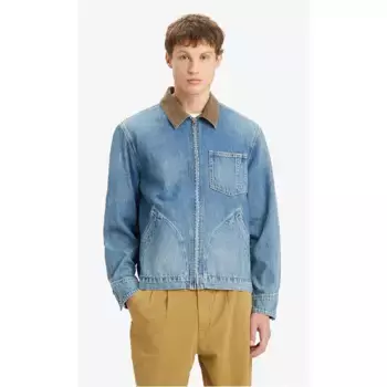 Куртка Levi's Full Zip Mechanics Trucker denim, синий