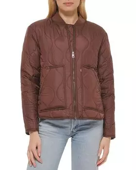 Куртка Levi's Onion Quilted Jacket, цвет Chocolate Brown