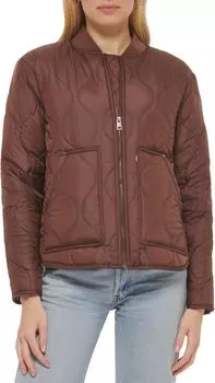 Куртка Levi's Onion Quilted Jacket, цвет Chocolate Brown