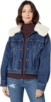 Куртка Levi's Premium Warm Baby Bubble Trucker, цвет Hitzig Dark