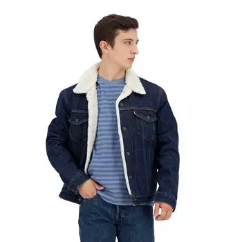 Куртка Levi's Sherpa, синий