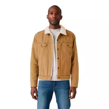 Куртка Levi's Sherpa Type 3 Trucker denim, коричневый