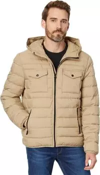 Куртка Levi's Stretch Two-Pocket Quilted Jacket, желто-коричневый