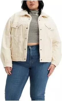 Куртка Levi's Womens 90s Sherpa Trucker, цвет Almond Milk