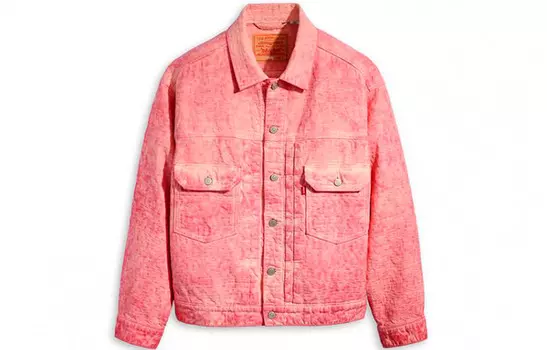 Куртка Levi"s X Levis унисекс розовая Stussy, розовый