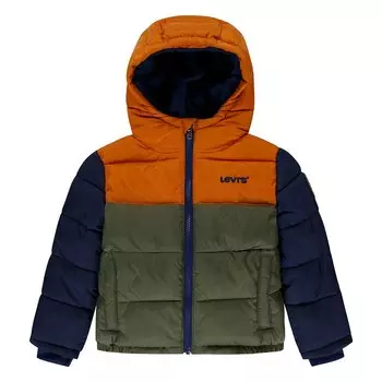 Куртка Levis Core Teen Puffer, зеленый