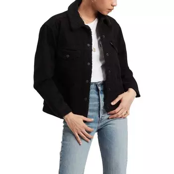 Куртка Levis® Exboyfriend Sherpa Trucker, черный