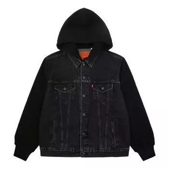 Куртка Levis Hooded Casual Jacket Men's Black/Grey, серый