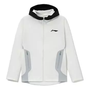 Куртка Li-Ning Professional Basketball Series Hooded Track Jacket 'Autumn White', белый