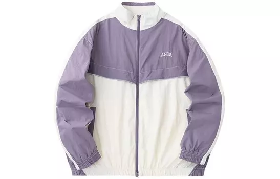 Куртка Life Collection унисекс, цвет фиолетовый/ванильно-белый Anta, фиолетовый/белый