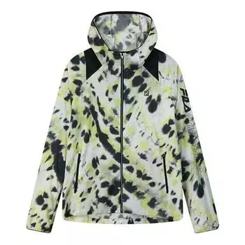 Куртка lifestyle jacket 'white green black' Fila, белый