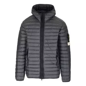 Куртка light puffer packable jacket 'lead grey' Stone Island, серый