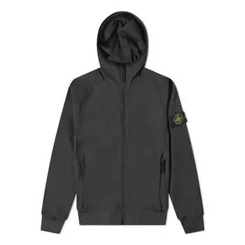 Куртка light soft shell jacket 'black' Stone Island, черный