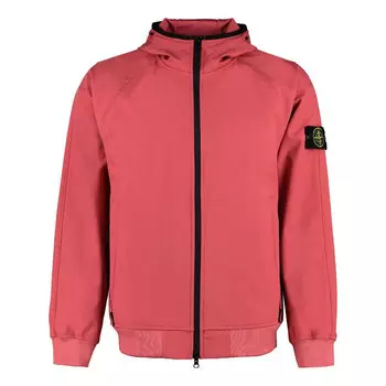 Куртка light soft shell-r hooded jacket 'fucsia' Stone Island, фуксия