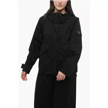 Куртка LILY из хлопка со съемным капюшоном Woolrich, Black