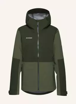 Куртка Linard Guide Hardshell с капюшоном Mammut, зеленый