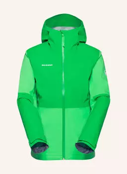 Куртка Linard Guide Hardshell с капюшоном Mammut, зеленый