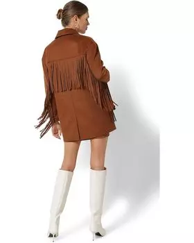 Куртка line and dot Jenny Double-Breasted Jacket, кэмел