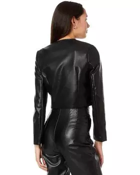 Куртка line and dot Sonny Collarless Jacket, черный