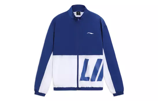 Куртка LiNing Sports Life Collection унисекс, темно-синий/цвет слоновой кости